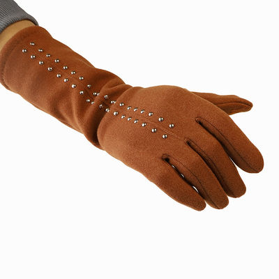 Bulk Luxury Full Finger Winter Warm Gloves Rivet Texting Touch Screen