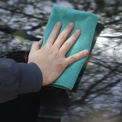 Quick Dry Reusable 30x30cm Soft Microfiber Cleaning Cloth Streak Free