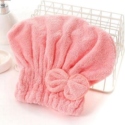 OEM Colored Super Absorbent Hair Towel Microfibre Head Towel After Shower