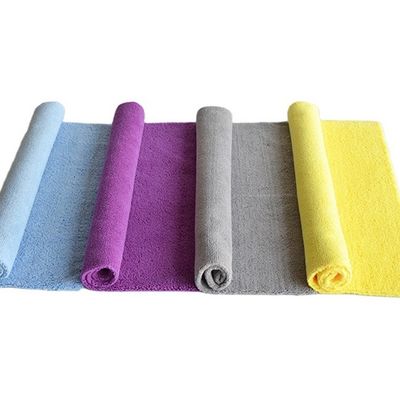 500gsm Yellow Car Detailing Cloths Towel For Windshield Cleaning