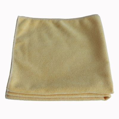 Anti Bacterial Car Cleaning Cloth Yellow Washing Microfiber Towels