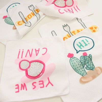 Personalized Printing Soft Organic Tea Towels Kitchen Wiper Cloth